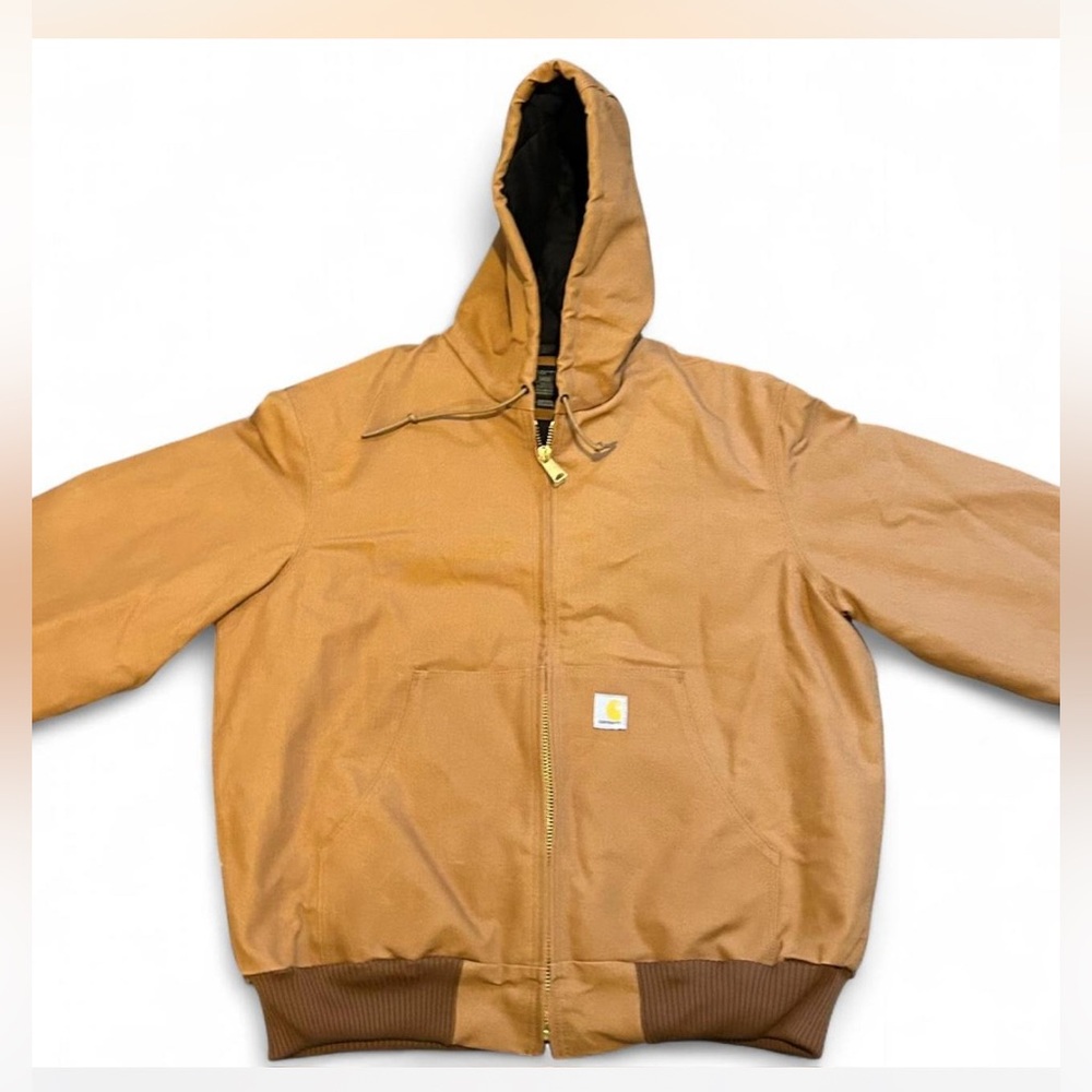Carhartt Brown Performance Jacket with Thermal Hood - Picture 4 of 4